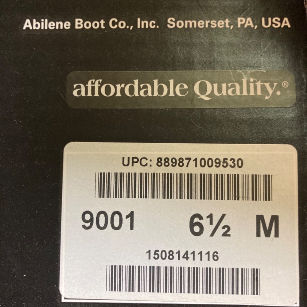 NWT Abilene Women's Western Embroidered Boot Medium Toe Grey - 6.5 - Picture 3 of 5
